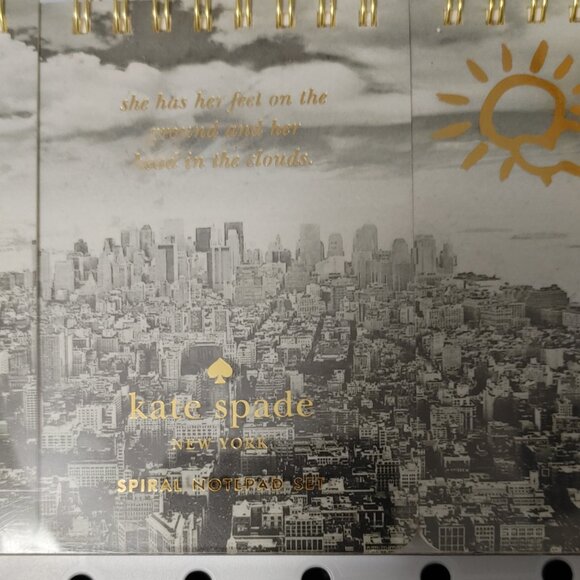 Set of 3 3x4.5 Kate Spade spiral notebooks - Picture 3 of 4